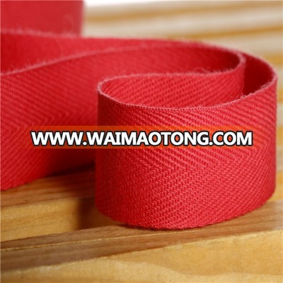 2018 eco-friendly customized cotton herringbone tape